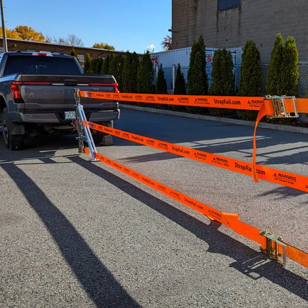 HitchRail.ca HitchRail installed on a pickup truck.